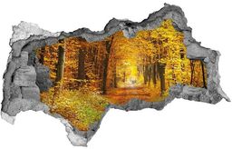 naklejka fototapeta 3D widok Las jesienią