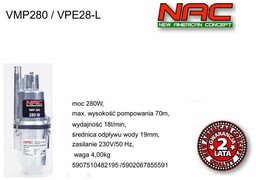 Pompa zanurzeniowa NAC VPE28-L 280W