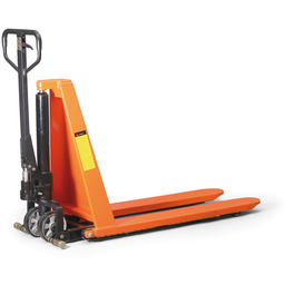 Wózek paletowy nożycowy, nośność 1000 kg, koła poliuretanowe