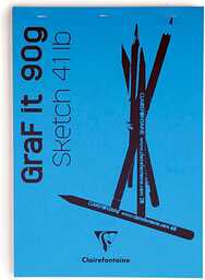Clairefontaine 96731C - Blok zszywany GraF''it - 80