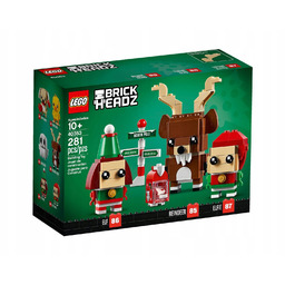 Lego 40353 BrickHeadz Renifer, elf i elfka