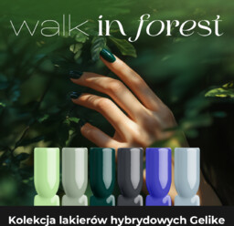 Kolekcja lakierów hybrydowych Gelike Walk in Forest