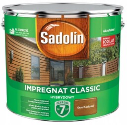 Sadolin Classic Impregnat 9L Orzech Włoski