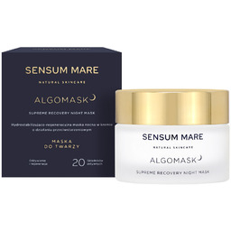 SENSUM MARE, Hydrostabilizująco regeneracyjna maska nocna ALGOMASK, 50ml