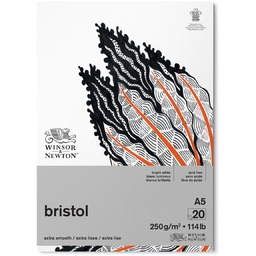 Winsor&Newton, Blok Bristol Extra Gładki, 20 kartek, A5