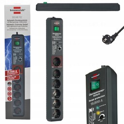 Listwa Antyprzepięciowa Z Wyłącznikiem 6 Gniazd Main Follow