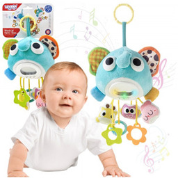 WOOPIE Baby Pluszowy Słonik Maskotka Interaktywna Przytulanka Muzyczna