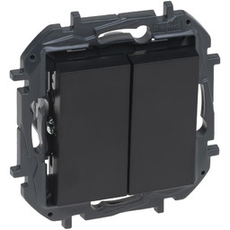 Niloe Step łącznik świecznikowy 10AX - czarny Legrand