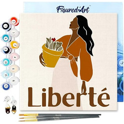 Figured''Art Mini malowanie według numerów dla dorosłych 20x20cm