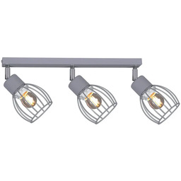 Lumes Szara druciana lampa sufitowa reflektory 5X S156
