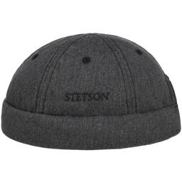 Czapka Dokerka Cotton Melange by Stetson, antracytowy, cm