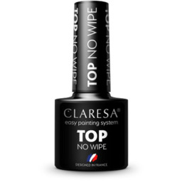 Hybrydowy top coat Claresa Top No Wipe, bez