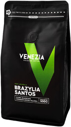 Kawa Ziarnista Venezia BRAZYLIA SANTOS Świeżo Palona 500g
