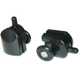 Rolki do kabin dolne Z7 BLACK, czarne Kerra