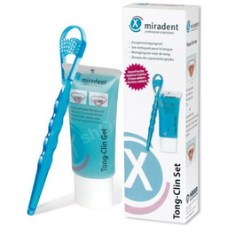 Miradent Tong-Clin Set - Zestaw do czyszczenia języka: