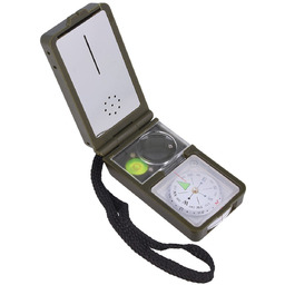 Kompas Dingo Green Outdoor Compass z akcesoriami outdoorowymi