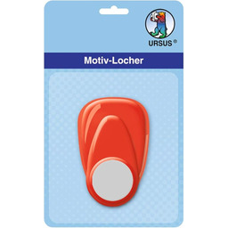 Ursus 19470003 dziurkacz ozdobny z dźwignią mała, kółko,