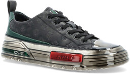 Sneakersy męskie ze skóry - JOHN DOUBARE 8311