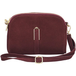 Barberinis Mała torebka zamszowa wieczorowa - Bordowa