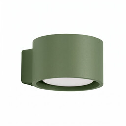 Kinkiet aluminiowy zielony oliwkowy 12cm MODO 1