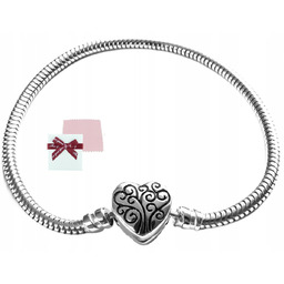 Bransoletka srebrna 925 modułowa moments baza do koralików