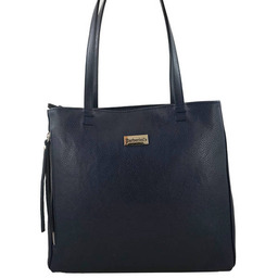 Shopperka skórzana BARBERINI''S granatowa 930-4