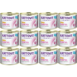 Kattovit Diabetes Kurczak Dieta Dla Kotów 12x185g -