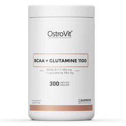 Suplement diety, OstroVit, BCAA + Glutamina 1100 mg,