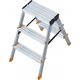 Drabina aluminiowa Krause 2x3 ze stopniami Dopplo