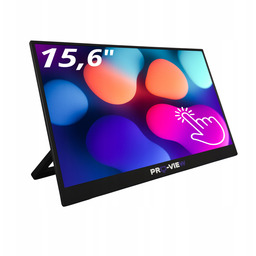 Monitor przenośny 15.6", Dotykowy, Fullhd, Ips, Usbc, Vesa,