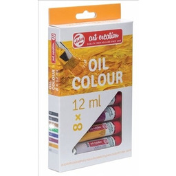 Zestaw 8 szt farby OLEJNE Royal Talens Art