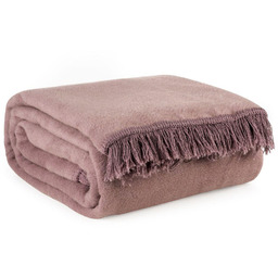 Koc 220 x 240 Akrylowy Akryl7A Pudrowy