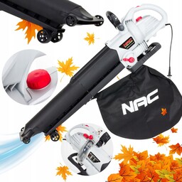 Odkurzacz Ogrodowy Nac Dmuchawa Do Liści Rozdrabniacz 3W1