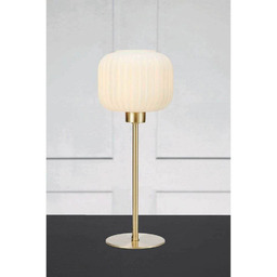 Lampa Stołowa Markslöjd, biały, salon, szkło