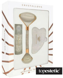 Crystallove Crystal Quartz Beauty Set ZESTAW Masażer