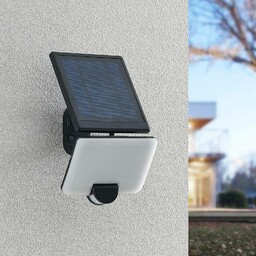 Prios Yahir solarny spot ścienny czujnik czarny PRIOS,