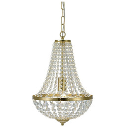 Markslöjd - Gränsö 1 Żyrandol Brushed Brass