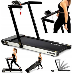 Bieżnia Elektryczna Do Ćwiczeń Domowa Składana z Biurkiem