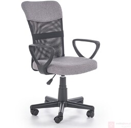 Fotel obrotowy TIMMY Halmar Czarno-popielaty