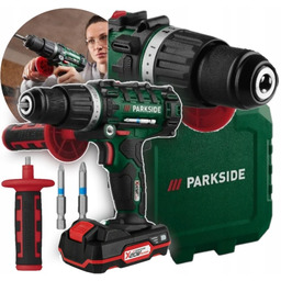 Parkside Wiertarko-Wkrętarka Udarowa z bitami Psbsa 20-Li C3