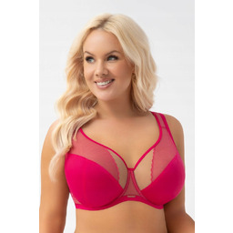 BIUSTONOSZ MIĘKKI LUISSE K441/1 AMARANTOWY - AMARANTOWY, 70G