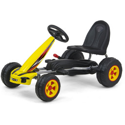 Milly Mally, gokart na pedały Viper, żółty