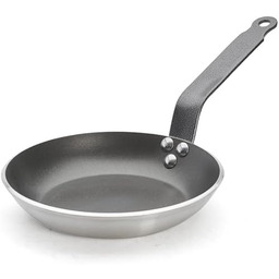 DE BUYER Patelnia "Lyonnaise" nieprzywierająca, okrągła, czekoladowa średnica