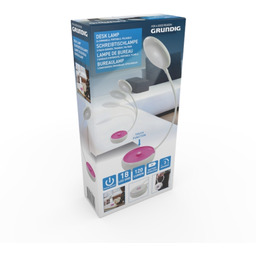 Składana lampka biurowa LED 15cm różowe
