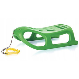 Mocne szybkie sanki plastikowe Little Seal zielone