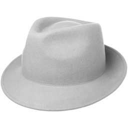 Kapelusz z Filcu Wełnianego Uni Trilby by Lipodo,