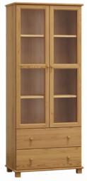 OUTLET - Witryna drewniana nr2 olcha