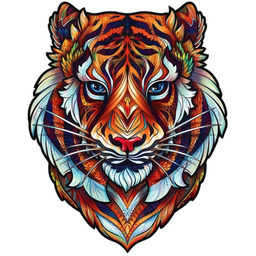 Puzzle Drewniane Dla Dorosłych Śliczny Tygrys M