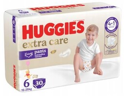 HUGGIES Pieluchomajtki Extra Care Pants rozmiar 6 (15-25kg),