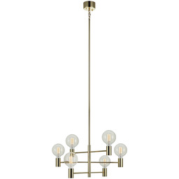 Markslöjd - Capital 6 Lampa Wisząca Mosiądz